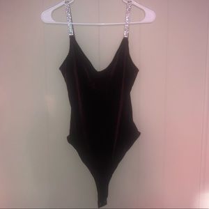 Forever21 Burgundy Bodysuit